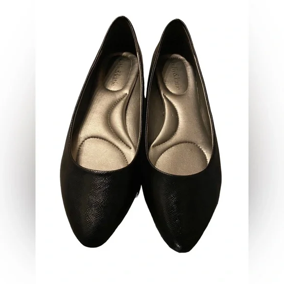 Kelly & Katie classic black womens flats size 8 - Picture 3 of 3